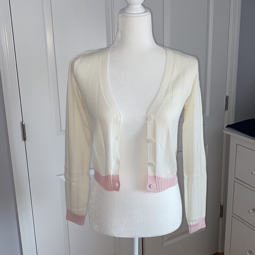 Princess Polly Denise Cropped Sweater - Picture 1 of 3